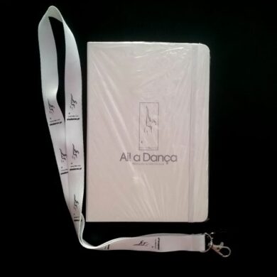 Pack Branco | Notebook Branco + Porta-chaves Branco